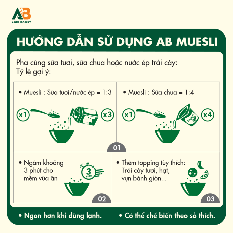 Ngũ Cốc Dinh Dưỡng Muesli túi Zip 800g - Hình ảnh 5